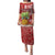 Mele Kalikimaka Hawaii Christmas Puletasi Pineapple Party LT7 Long Dress Red - Polynesian Pride