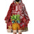 Mele Kalikimaka Hawaii Christmas Wearable Blanket Hoodie Pineapple Party LT7 - Polynesian Pride