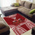 Personalized Mate Maa Tonga Rugby Area Rug Ofa Atu Tonga