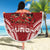 Personalized Mate Maa Tonga Rugby Beach Blanket Ofa Atu Tonga