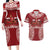 Personalized Mate Maa Tonga Rugby Couples Matching Long Sleeve Bodycon Dress and Hawaiian Shirt Ofa Atu Tonga