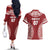 Personalized Mate Maa Tonga Rugby Couples Matching Off The Shoulder Long Sleeve Dress and Hawaiian Shirt Ofa Atu Tonga