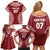 Personalized Mate Maa Tonga Rugby Family Matching Off Shoulder Short Dress and Hawaiian Shirt Ofa Atu Tonga