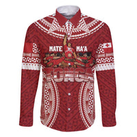 Personalized Mate Maa Tonga Rugby Family Matching Puletasi and Hawaiian Shirt Ofa Atu Tonga