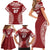 Personalized Mate Maa Tonga Rugby Family Matching Short Sleeve Bodycon Dress and Hawaiian Shirt Ofa Atu Tonga