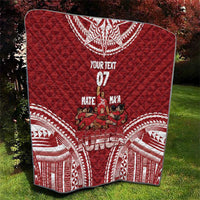 Personalized Mate Maa Tonga Rugby Quilt Ofa Atu Tonga