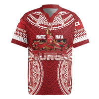 Mate Maa Tonga Rugby Personalized Rugby Jersey Ofa Atu Tonga LT7 Red - Polynesian Pride