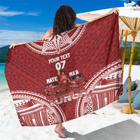 Personalized Mate Maa Tonga Rugby Sarong Ofa Atu Tonga