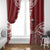 Personalized Mate Maa Tonga Rugby Window Curtain Ofa Atu Tonga