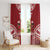 Personalized Mate Maa Tonga Rugby Window Curtain Ofa Atu Tonga