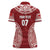 Personalized Mate Maa Tonga Rugby Women Polo Shirt Ofa Atu Tonga