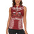 Personalized Mate Maa Tonga Rugby Women Sleeveless Polo Shirt Ofa Atu Tonga