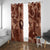 Hawaii Plumeria Window Curtain Hau'oli la Makuahine Sunburned LT7 With Grommets Brown - Polynesian Pride