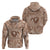 Hawaii Plumeria Zip Hoodie Hau'oli la Makuahine Beige LT7 - Polynesian Pride