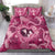 Hawaii Plumeria Bedding Set Hau'oli la Makuahine Rosy LT7 - Polynesian Pride