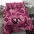 Hawaii Plumeria Bedding Set Hau'oli la Makuahine Rosy LT7 - Polynesian Pride