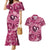 Hawaii Plumeria Couples Matching Mermaid Dress and Hawaiian Shirt Hau'oli la Makuahine Rosy LT7 Pink - Polynesian Pride