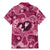 Hawaii Plumeria Family Matching Mermaid Dress and Hawaiian Shirt Hau'oli la Makuahine Rosy LT7 - Polynesian Pride