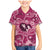 Hawaii Plumeria Family Matching Mermaid Dress and Hawaiian Shirt Hau'oli la Makuahine Rosy LT7 Son's Shirt Pink - Polynesian Pride