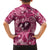 Hawaii Plumeria Family Matching Off Shoulder Short Dress and Hawaiian Shirt Hau'oli la Makuahine Rosy LT7 - Polynesian Pride