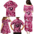 Hawaii Plumeria Family Matching Puletasi and Hawaiian Shirt Hau'oli la Makuahine Rosy LT7 - Polynesian Pride