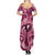 Hawaii Plumeria Family Matching Summer Maxi Dress and Hawaiian Shirt Hau'oli la Makuahine Rosy LT7 - Polynesian Pride