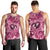 Hawaii Plumeria Men Tank Top Hau'oli la Makuahine Rosy LT7 - Polynesian Pride