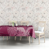 Hawaii Plumeria Tablecloth Hau'oli la Makuahine Rosy LT7 - Polynesian Pride
