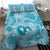 Hawaii Plumeria Bedding Set Hau'oli la Makuahine Turquoise LT7 - Polynesian Pride