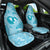 Hawaii Plumeria Car Seat Cover Hau'oli la Makuahine Turquoise LT7 One Size Turquoise - Polynesian Pride