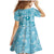 Hawaii Plumeria Family Matching Mermaid Dress and Hawaiian Shirt Hau'oli la Makuahine Turquoise LT7 - Polynesian Pride