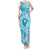 Hawaii Plumeria Tank Maxi Dress Hau'oli la Makuahine Turquoise LT7 Women Turquoise - Polynesian Pride