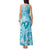 Hawaii Plumeria Tank Maxi Dress Hau'oli la Makuahine Turquoise LT7 - Polynesian Pride