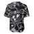 Hawaii Plumeria Baseball Jersey Hau'oli la Makuahine Monochrome LT7 - Polynesian Pride