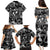 Hawaii Plumeria Family Matching Puletasi and Hawaiian Shirt Hau'oli la Makuahine Monochrome LT7 - Polynesian Pride