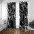 Hawaii Plumeria Window Curtain Hau'oli la Makuahine Monochrome LT7 With Grommets Black - Polynesian Pride