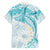 Polynesia Humpback Whale Family Matching Off Shoulder Maxi Dress and Hawaiian Shirt Tropical Plumeria Turquoise