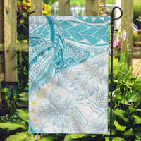 Polynesia Humpback Whale Garden Flag Tropical Plumeria Turquoise LT7 Garden Flag Turquoise - Polynesian Pride