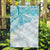 Polynesia Humpback Whale Garden Flag Tropical Plumeria Turquoise