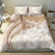 Polynesia Humpback Whale Bedding Set Tropical Plumeria Beige