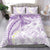 Polynesia Humpback Whale Bedding Set Tropical Plumeria Lavender