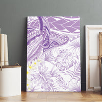 Polynesia Humpback Whale Canvas Wall Art Tropical Plumeria Lavender LT7 - Polynesian Pride