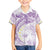 Polynesia Humpback Whale Family Matching Puletasi and Hawaiian Shirt Tropical Plumeria Lavender