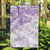 Polynesia Humpback Whale Garden Flag Tropical Plumeria Lavender