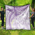 Polynesia Humpback Whale Quilt Tropical Plumeria Lavender