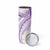 Polynesia Humpback Whale Skinny Tumbler Tropical Plumeria Lavender