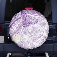 Polynesia Humpback Whale Spare Tire Cover Tropical Plumeria Lavender LT7 - Polynesian Pride