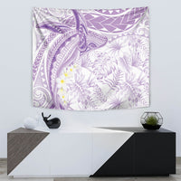 Polynesia Humpback Whale Tapestry Tropical Plumeria Lavender LT7 - Polynesian Pride