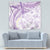 Polynesia Humpback Whale Tapestry Tropical Plumeria Lavender