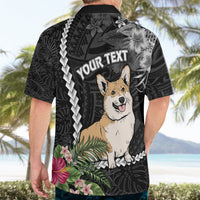 Personalised Polynesian Dog Hawaiian Shirt Corgi Mix Tropical Flowers LT7 - Polynesian Pride